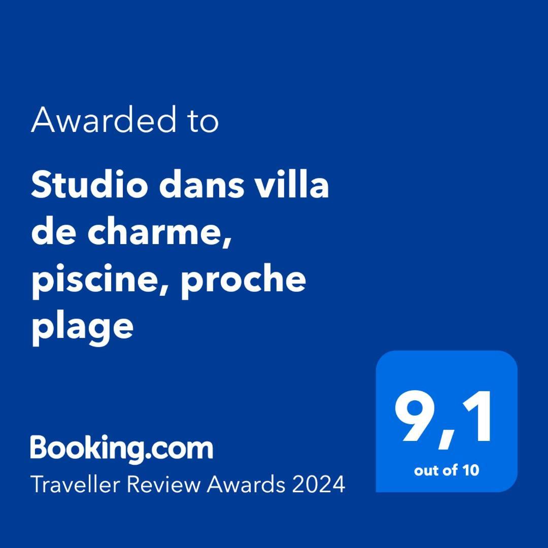 Studio Dans Villa De Charme, Piscine, Proche Plage Cassis Eksteriør billede
