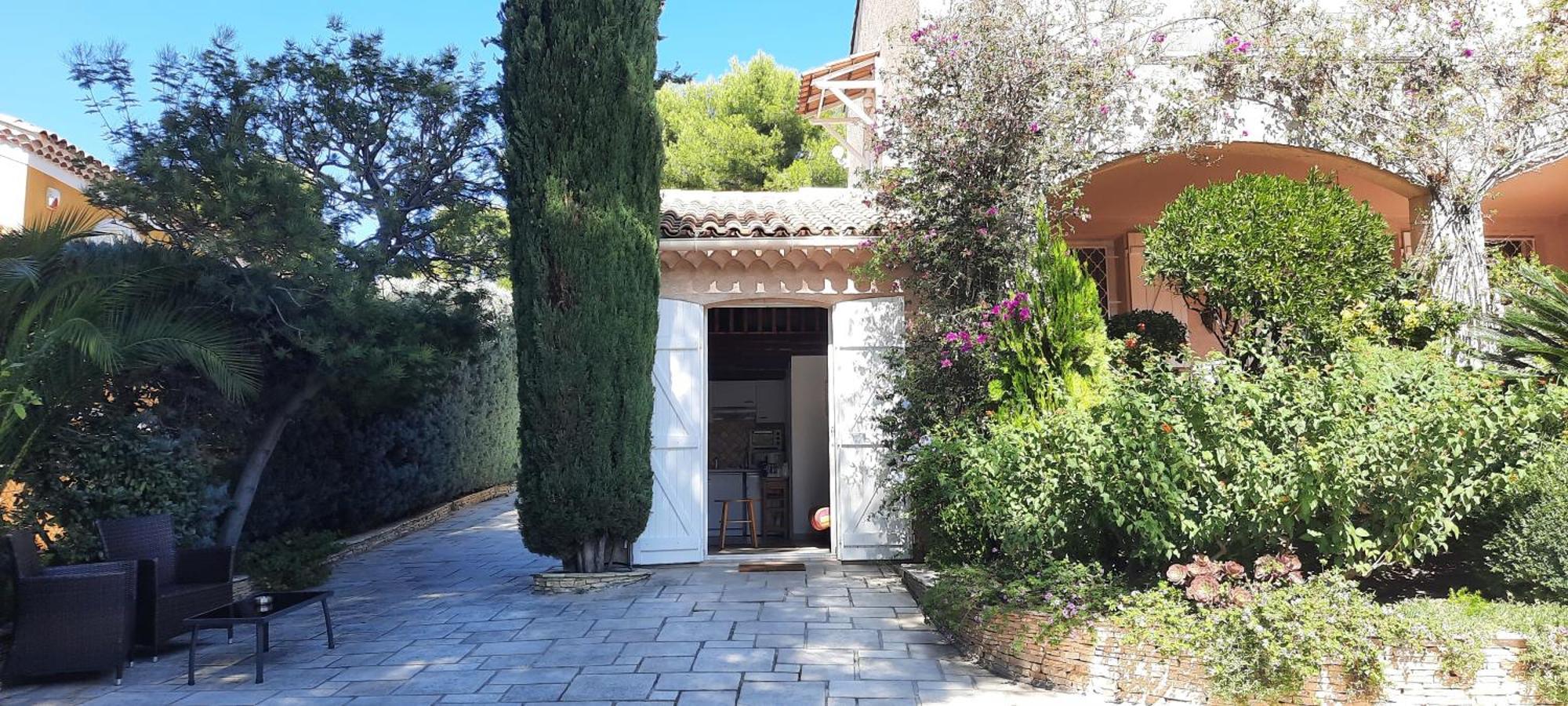 Studio Dans Villa De Charme, Piscine, Proche Plage Cassis Eksteriør billede